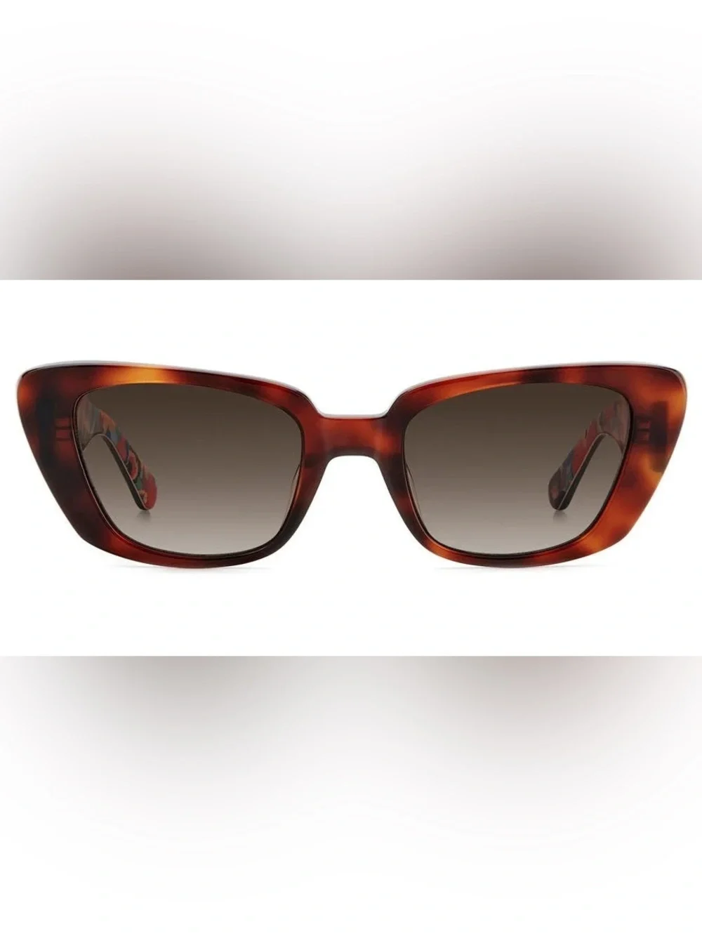Kate Spade FABIA/S Havana Brown Cat Eye Sunglasses NWT Full Inclusion